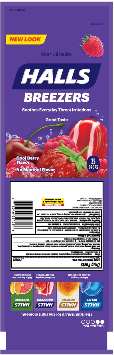 Dl Halls Breezers Cool Berry Bag 25ct